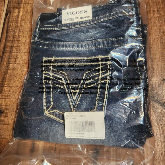 VIGOSS Denim - Vigoss Heritage Fit High Rise Straight Jeans